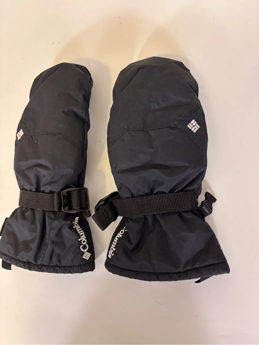 Columbia Black Outdoor Insulated Snow Mittens Youth Large